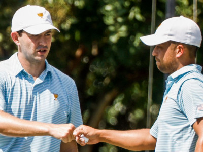U.S. streaks to 4-1 lead after Prez Cup foursomes