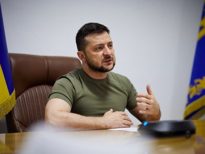  Ukraine President Addresses Doha Forum via Videolink 