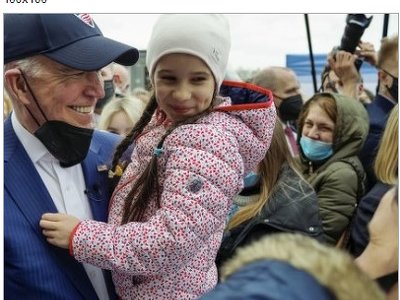Biden calls Putin 'a butcher' after meeting with Ukrainian refugees in Poland