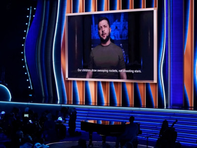 Zelenskyy asks Grammys audience to support 'in any way you can'