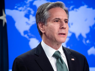  Blinken Condemns Russian War Atrocities as Bodies of Ukrainians Left in Streets 