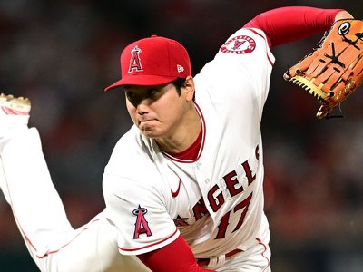 Ohtani fired up on mound, hitless at plate in loss
