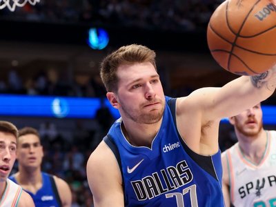 Doncic suffers calf strain in regular-season finale