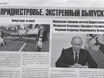russia published a �special edition� of the Transnistrian newspaper on May 2