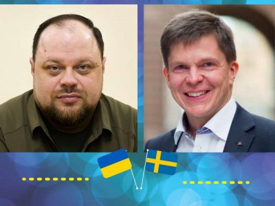 Ruslan Stefanchuk: We look forward to and count on further support from the Swedish Parliament
