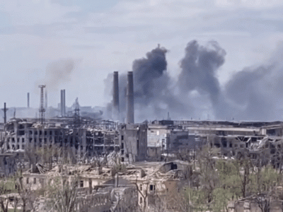 Russians resume assault on Azovstal plant after UN convoy leaves