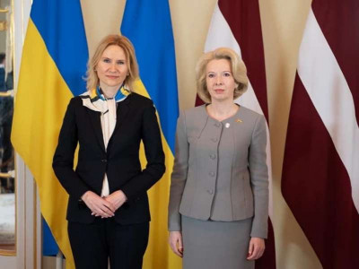 Latvia's leadership in support of Ukraine is an example of courage and solidarity for the
