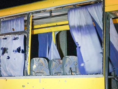 Aggressors shelled a convoy of refugees in Kherson region, injuring a woman and a child