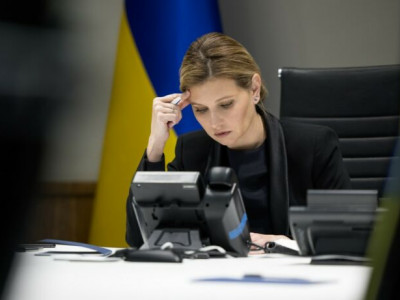 Ukraine's First Lady Olena Zelenska had a phone conversation with the First Lady of Israel