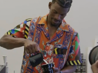 Jimmy Butler wants you to boo him at barista contests