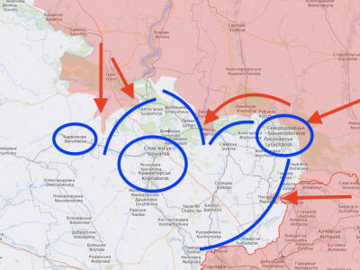Russians likely to try to surround Ukrainian positions in Lysychansk before attack on Slovyansk —