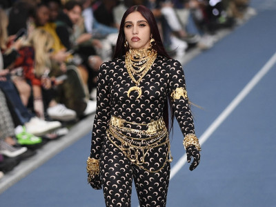 Madonna's Daughter Is Her Brunette Twin on the Runway at Paris Fashion Week