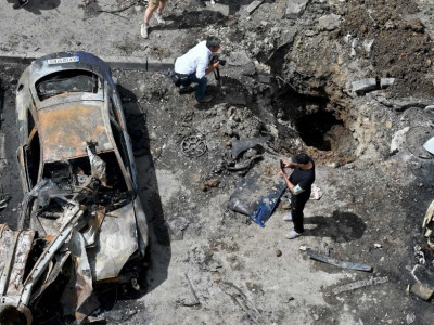 The war. The occupiers fired a missile at a high-rise building in Mykolayiv