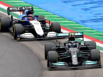 Zhou Guanyu's car flips over tire barrier in huge F1 crash