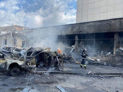 The enemy launches a missile attack on the center of Vinnytsia