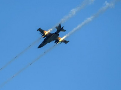 AFU Shoot Down Newest Russian Fighter Jet Near Nova Kakhovka