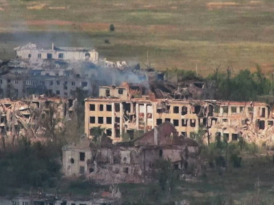 After several days of terrible fighting, nothing was left of the village of Pisky —