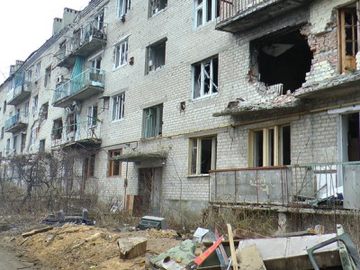 Nothing was left of the village of Pisky — says defender