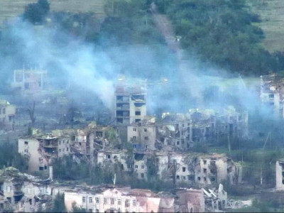 After several days of terrible fighting, nothing was left of the village of Pisky —
