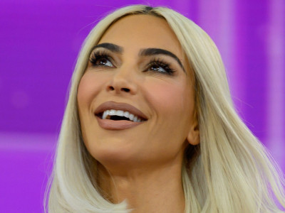 Kim Kardashian Turned Her White-Blonde Hair Silver