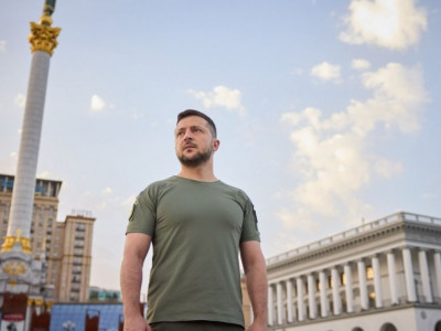 There Are No Such Bombs that Can Erase Freedom: Zelenskyi Believes that Ukraine Will Always Celebrate the Independence Day