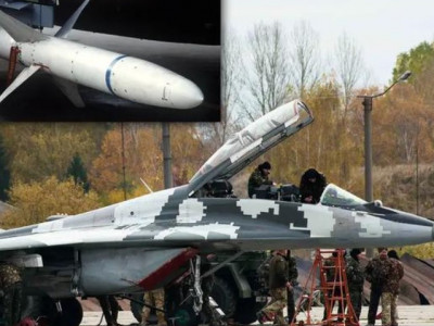 The Armed Forces Of Ukraine Successfully Integrated AGM-88 HARM Missiles Into The MiG-29 Fighter