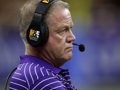 Brian Kelly explains why LSU didn't attempt 2-point play