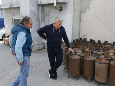Hryhoriy Kozlovskyy: on this stove, our guys could boil some water and make some hot meals