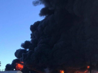 Russian forces strike oil depot in Kryvyi Rih