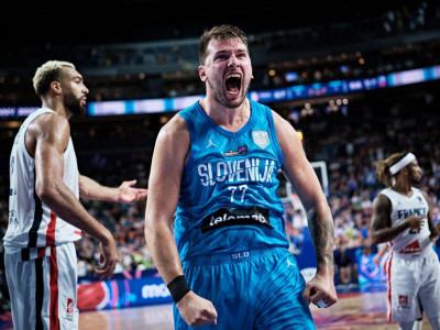 Luka Doncic made one of his wildest shots ever during EuroBasket win over France