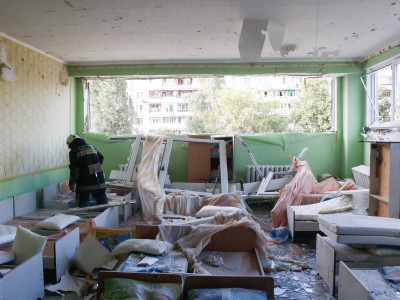Russian attack on Kharkiv: kindergarten damaged