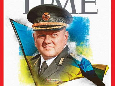 Time magazine dedicated its cover and article to Valeriy Zaluzhny