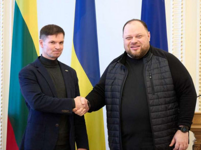Ruslan Stefanchuk: Lithuania is about all-round support for Ukraine
