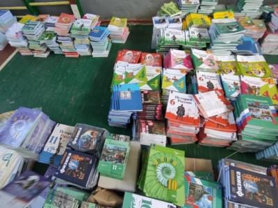 700 Russian textbooks found in de-occupied Kharkiv town