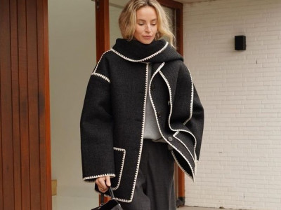 POV: You're Seeing Totême's Scarf Jacket Everywhere