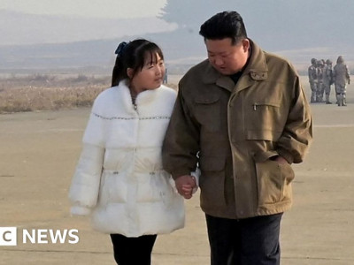 North Korea's leader Kim reveals his daughter in rare appearance
