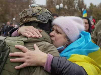 An emotional return to liberated Kherson