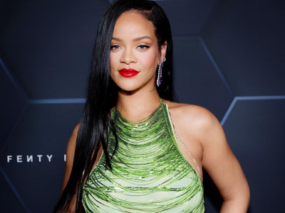 Rihanna Wears Sexy Red Minidress to a Show In Barbados With A$AP Rocky