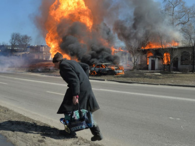 Russia's War on Ukraine 'Barbaric,' Western Powers Say