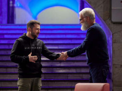 Netflix has released the trailer for a new episode of David Letterman's show with Wladimir