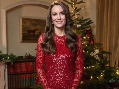 Kate Middleton Wears Sparkling Red Christmas Gown For the Together At Christmas Service