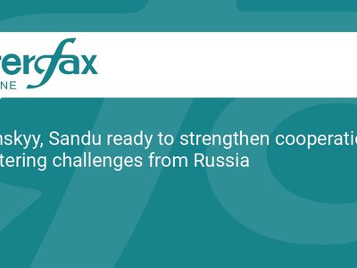 Zelenskyy, Sandu ready to strengthen cooperation in countering challenges from Russia