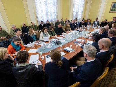 A briefing was held for representatives of the European Union Political and Security Committee with the participation of the leadership of the President’s Office