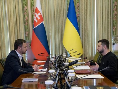 Volodymyr Zelensky met with the Prime Minister of Slovakia
