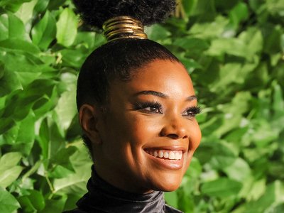 Gabrielle Union Has Perfected the Art of the Curled Bang, But, Like, Duh