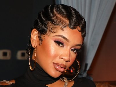 When I Say Saweetie Has the World's Biggest Hair Accessory, I Mean It's Literally Made of Hair