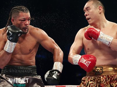 What happened in Joe Joyce vs. Zhilei Zhang 1?
