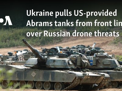 Ukraine pulls US-provided Abrams tanks from front lines over Russian drone threats