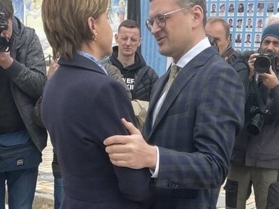 Latvia's new foreign minister makes first international trip to Kyiv