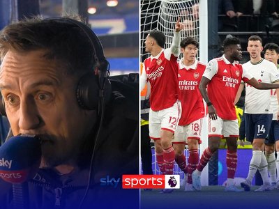 Gary Neville: North London derby against Tottenham is Arsenal's big moment of season